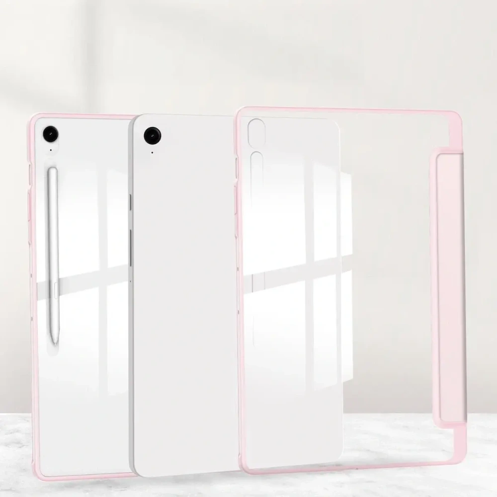Wholesale Bizon Case Tab Clear Matt Samsung Galaxy Tab S10 FE+ Plus pink - BIZ9312 - {ean13} - Hurt