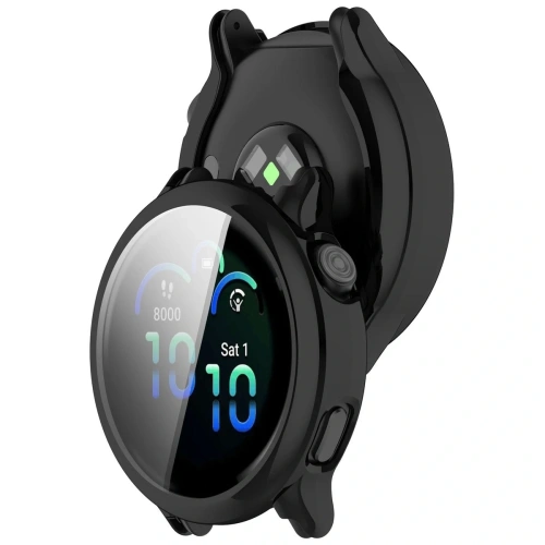 Etui z osłoną ekranu Bizon Case Watch Felipe do Garmin Vivoactive 6 czarne