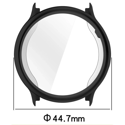 Etui z osłoną ekranu Bizon Case Watch Felipe do Garmin Vivoactive 6 czarne