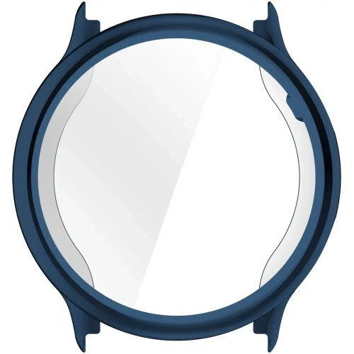 Etui z osłoną ekranu Bizon Case Watch Felipe do Garmin Vivoactive 6 niebieskie