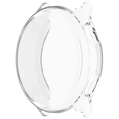 Etui z osłoną ekranu Bizon Case Watch Felipe do Garmin Vivoactive 6 przeźroczyste