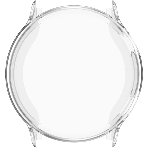 Etui z osłoną ekranu Bizon Case Watch Felipe do Garmin Vivoactive 6 przeźroczyste