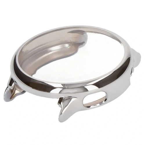 Etui z osłoną ekranu Bizon Case Watch Felipe do Garmin Vivoactive 6 srebrne