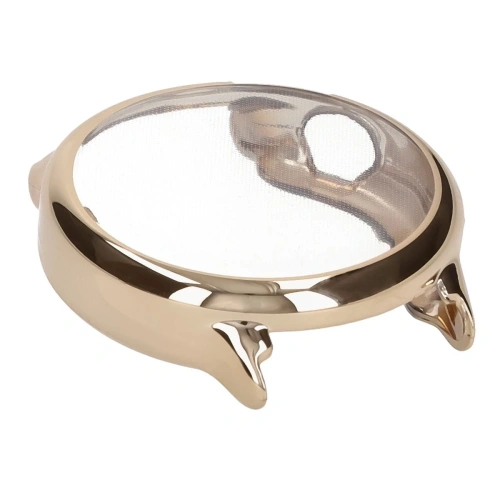 Etui z osłoną ekranu Bizon Case Watch Felipe do Garmin Vivoactive 6 złote