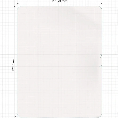 Folia matowa Bizon Glass Tab Film Sun do Apple iPad Air 13" 2024 / 13" 2025 [2 PACK]