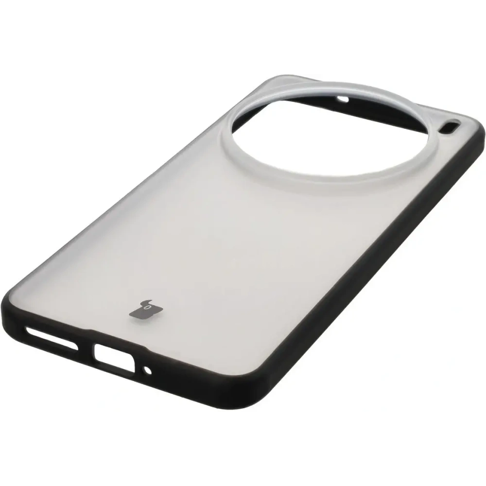 Hurtownia GSM - Carcasa Bizon Angelo Vivo X200 Pro fumurie cu un cadru negru - BIZ9325 - {ean13} - Hurt