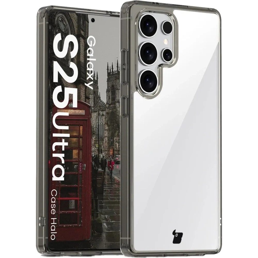 Wholesale Bizon Case Halo Samsung Galaxy S25 Ultra smoky black - BIZ9327 - {ean13} - Hurt