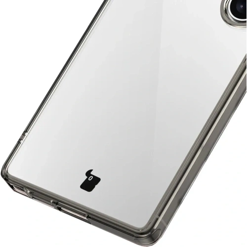 Etui Bizon Case Halo do Samsung Galaxy S25 Ultra przydymione-czarne