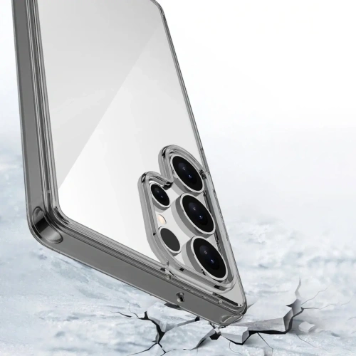 Etui Bizon Case Halo do Samsung Galaxy S25 Ultra przydymione-czarne