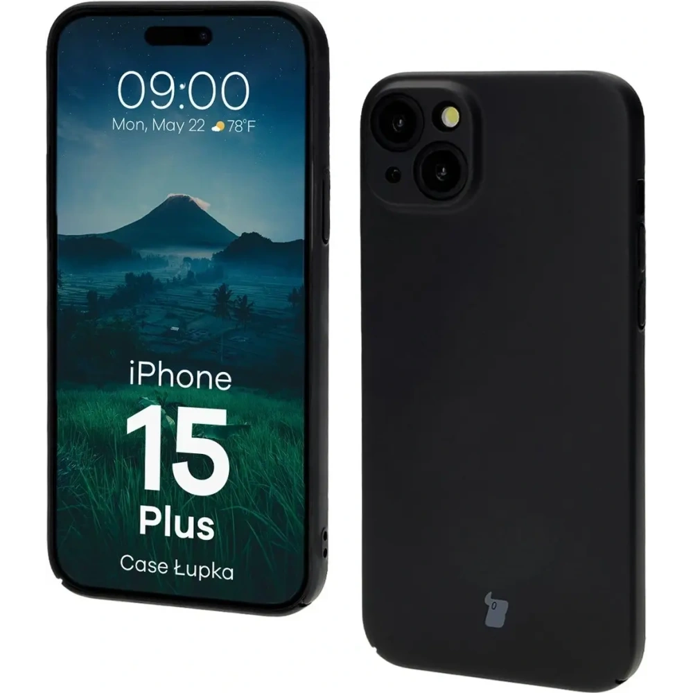 Hurtownia GSM - Husa Bizon Case Lupka pentru Apple iPhone 15 Plus neagră - BIZ9328 - {ean13} - Hurt