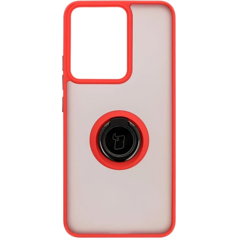 Hurtownia GSM - Bizon Case Hybrid Gyűrű Realme 14 5G / 14T 5G füstös piros kerettel - BIZ9331 - {ean13} - Hurt