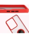 Hurtownia GSM - Bizon Case Hybrid Gyűrű Realme 14 5G / 14T 5G füstös piros kerettel - BIZ9331 - {ean13} - Hurt