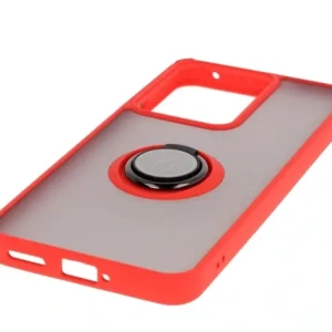 Hurtownia GSM - Bizon Case Hybrid Gyűrű Realme 14 5G / 14T 5G füstös piros kerettel - BIZ9331 - {ean13} - Hurt