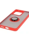 Hurtownia GSM - Bizon Case Hybrid Gyűrű Realme 14 5G / 14T 5G füstös piros kerettel - BIZ9331 - {ean13} - Hurt