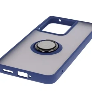 Hurtownia GSM - Bizon Case Hybrid Ring Realme 14 5G / 14T 5G fumuriu cu un cadru albastru închis - BIZ9332 - {ean13} - Hurt