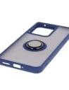 Wholesale Bizon Case Hybrid Ring Realme 14 5G / 14T 5G smoky with a navy blue frame - BIZ9332 - {ean13} - Hurt