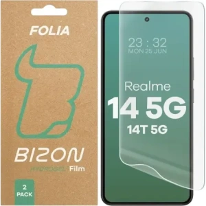 Hurtownia GSM - Bizon Üveg Hidrogél Elülső Realme 14 5G / 14T 5G [2 CSOMAG] - BIZ9335 - {ean13} - Hurt