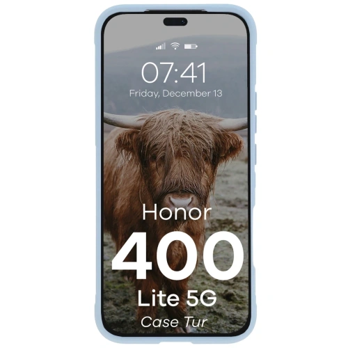 Pancerne etui Bizon Case Tur do Honor 400 Lite 5G jasnoniebieskie