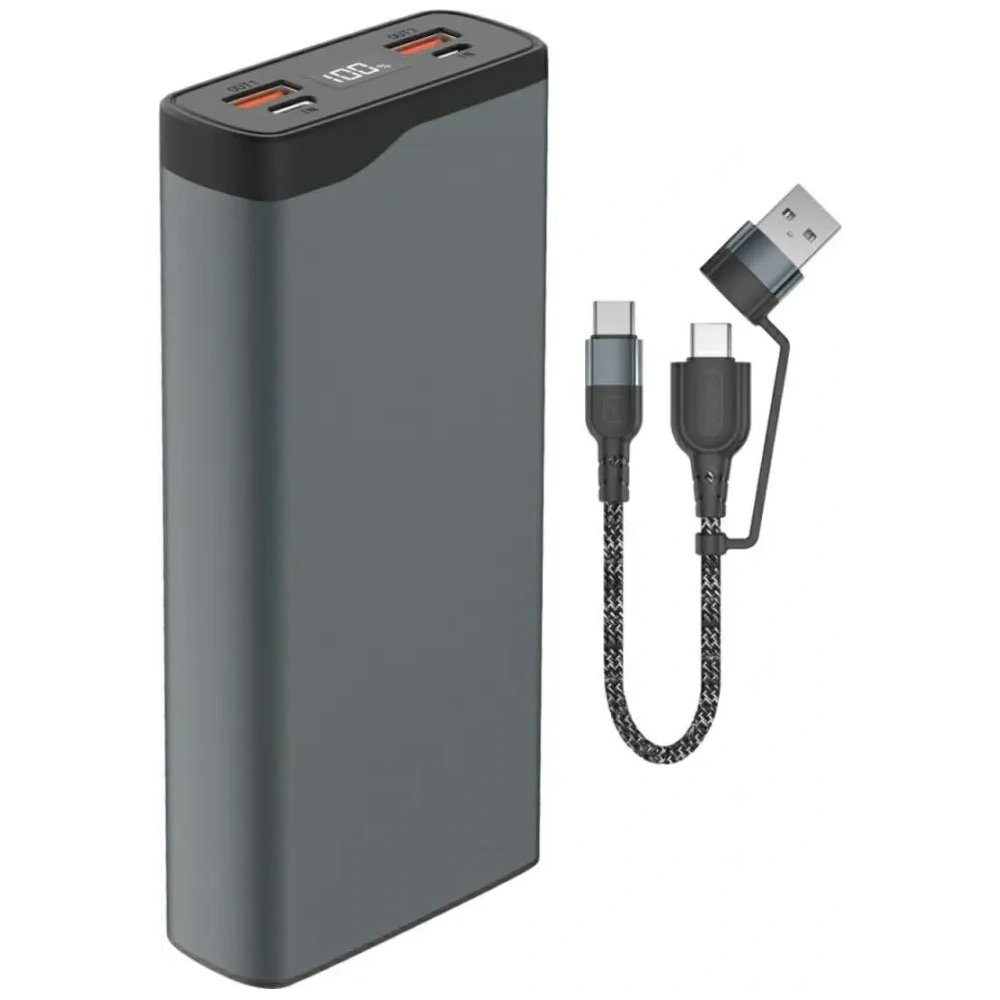 Wholesale 4smarts VoltHub Pro 20000mAh 22.5W QC PD Power Bank gunmetal - 4SMR94 - {ean13} - Hurt