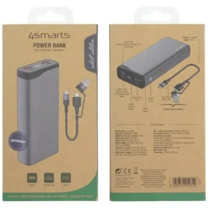 Hurtownia GSM - 4smarts VoltHub Pro 20000mAh 22.5W QC PD Power Bank gri metalic - 4SMR94 - {ean13} - Hurt