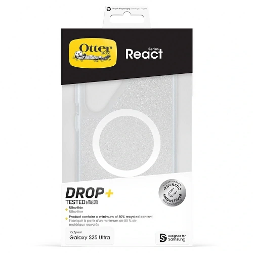 Etui Samsung Otterbox React Magnet do Galaxy S25 Ultra stardust