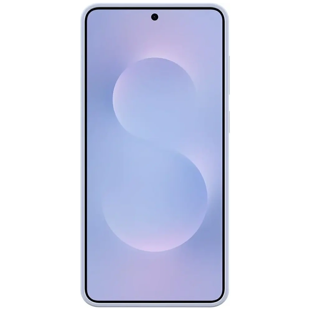 Husa din silicon Samsung Galaxy S25 Edge albastru deschis