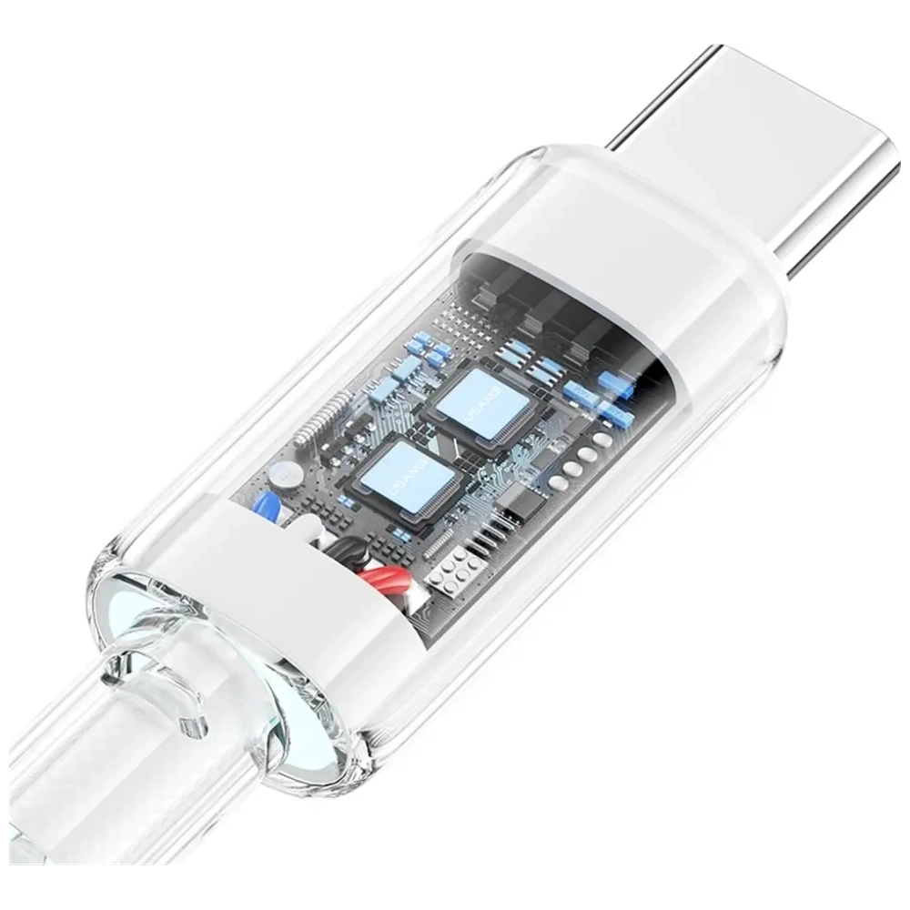 Hurtownia GSM - Cablul USAMS Cloud Series US-SJ658 USB-A / USB-C 6A 12m alb - USA1260 - {ean13} - Hurt