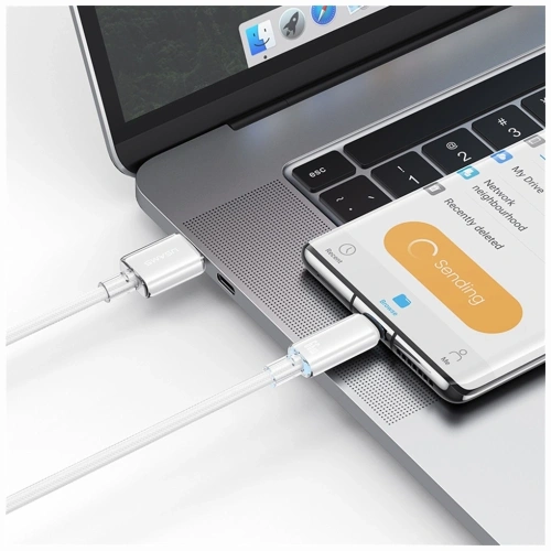 Kabel USB-A / USB-C USAMS Cloud Series US-SJ658 6A 12m czarny