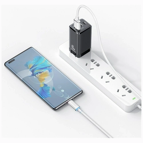 Kabel USB-A / USB-C USAMS Cloud Series US-SJ658 6A 12m czarny