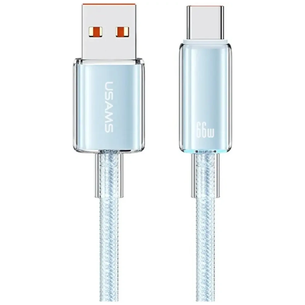 Hurtownia GSM - USAMS Cloud Series US-SJ658 USB-A / USB-C Kabel 6A 12m modrý - USA1262 - {ean13} - Hurt