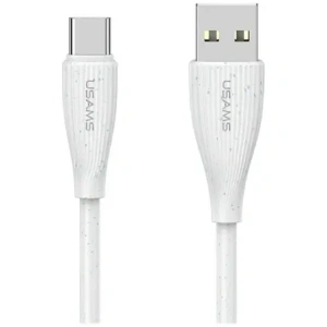 Hurtownia GSM - USAMS Zöld Sorozat SJ714 USB-A / USB-C Kábel 18W 3A 1m fehér - USA1264 - {ean13} - Hurt