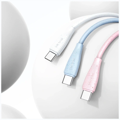 Kabel USB-A / USB-C USAMS Green Series SJ714 18W 3A 1m biały