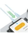 Hurtownia GSM - USAMS Zöld Sorozat SJ714 USB-A / USB-C Kábel 18W 3A 1m fehér - USA1264 - {ean13} - Hurt