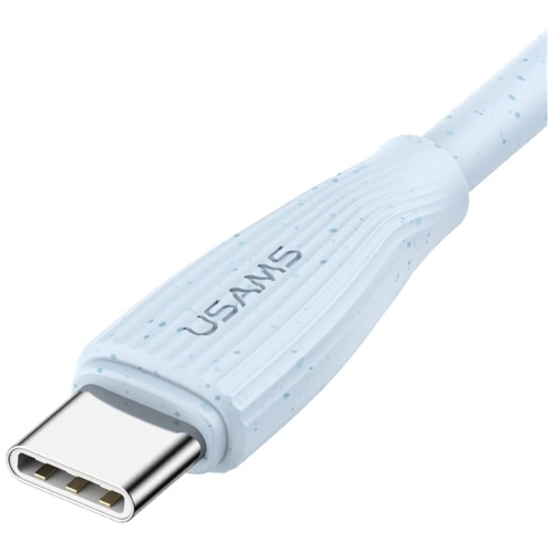 Kabel USB-A / USB-C USAMS Green Series SJ714 18W 3A 1m niebieski