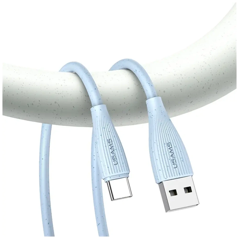 Hurtownia GSM - Cablu USAMS Green Series SJ714 USB-A / USB-C 18W 3A 1m albastru - USA1265 - {ean13} - Hurt