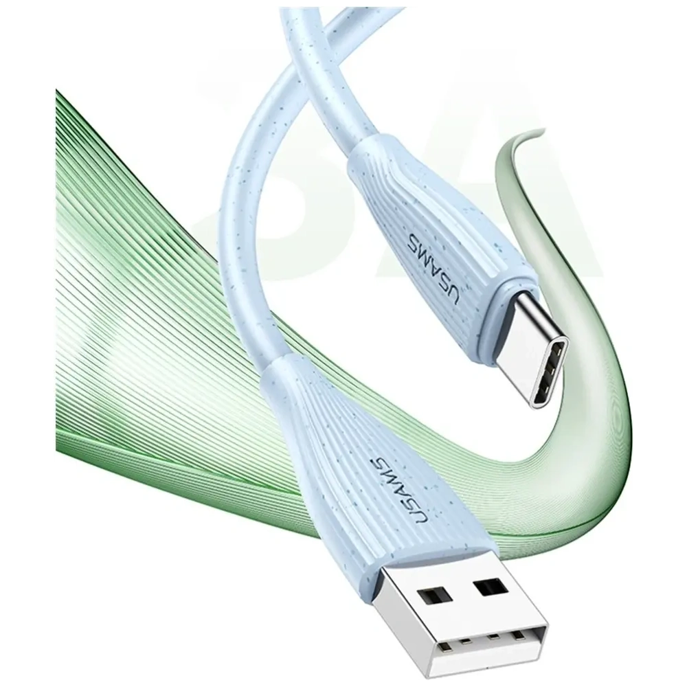 Hurtownia GSM - Cablu USAMS Green Series SJ714 USB-A / USB-C 18W 3A 1m albastru - USA1265 - {ean13} - Hurt