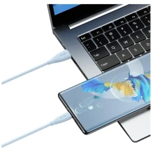 Hurtownia GSM - Cablu USAMS Green Series SJ714 USB-A / USB-C 18W 3A 1m albastru - USA1265 - {ean13} - Hurt