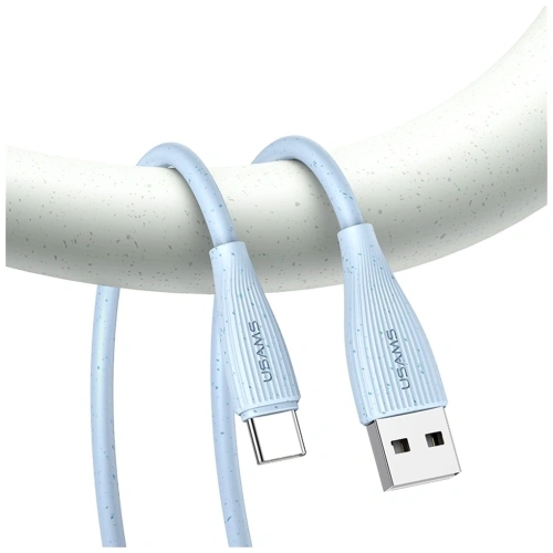 Kabel USB-A / USB-C USAMS Green Series SJ714 18W 3A 1m różowy