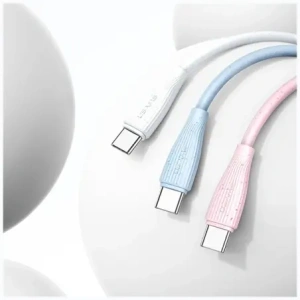 Hurtownia GSM - USAMS Zöld Sorozat SJ714 USB-A / USB-C Kábel 18W 3A 1m rózsaszín - USA1266 - {ean13} - Hurt