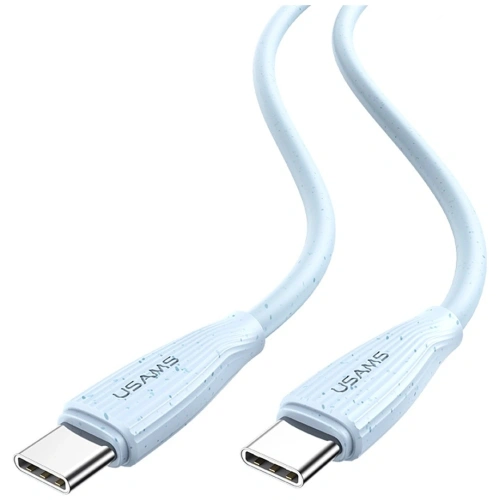 Kabel USB-C / USB-C USAMS Green Series SJ716 60W 1m biały
