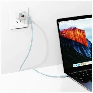 Kabel USB-C / USB-C USAMS Green Series SJ716 60W 1m różowy