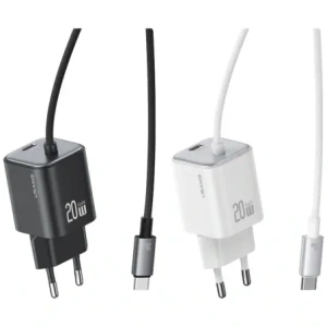 Hurtownia GSM - Încărcător rapid mini USAMS JC Series CC261 20W GaN 2xUSB-C alb - USA1270 - {ean13} - Hurt