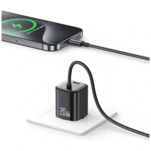 Hurtownia GSM - Încărcător rapid mini USAMS JC Series CC261 20W GaN 2xUSB-C alb - USA1270 - {ean13} - Hurt