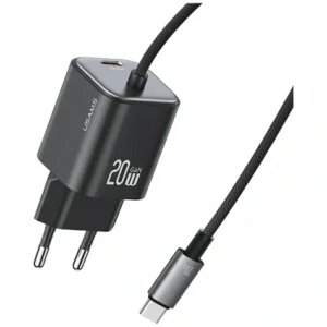 Hurtownia GSM - USAMS JC Sorozat CC261 20W GaN Mini Gyors Töltő 2xUSB-C fekete - USA1271 - {ean13} - Hurt