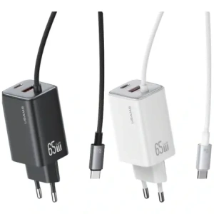 Hurtownia GSM - Încărcător rapid USAMS JC Series CC266 65W GaN USB-A, 2xUSB-C alb - USA1274 - {ean13} - Hurt