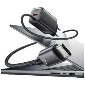 Hurtownia GSM - Încărcător rapid USAMS JC Series CC266 65W GaN USB-A, 2xUSB-C alb - USA1274 - {ean13} - Hurt