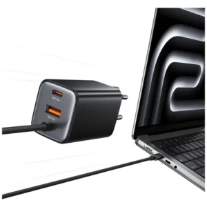 Hurtownia GSM - Încărcător rapid USAMS JC Series CC266 65W GaN USB-A, 2xUSB-C alb - USA1274 - {ean13} - Hurt