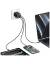 Hurtownia GSM - Încărcător rapid USAMS JC Series CC266 65W GaN USB-A, 2xUSB-C negru - USA1275 - {ean13} - Hurt