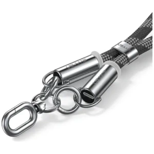 Wholesale USAMS SJ745 Phone lanyard with USB-C / USB-C charging cable 60W 1.2m black - USA1276 - {ean13} - Hurt