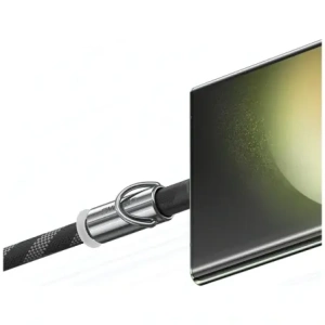 Wholesale USAMS SJ745 Phone lanyard with USB-C / USB-C charging cable 60W 1.2m black - USA1276 - {ean13} - Hurt